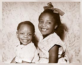 Roy and Telma Forbes as children